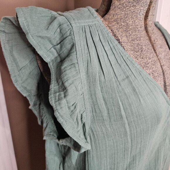 Old Navy Sleeveless Crinkle Gauze Top szL - Picture 5 of 10